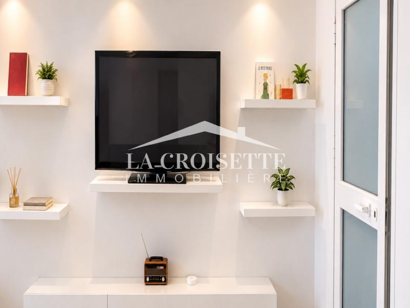 Appartement meublé S+2 vue sur mer à La Marsa